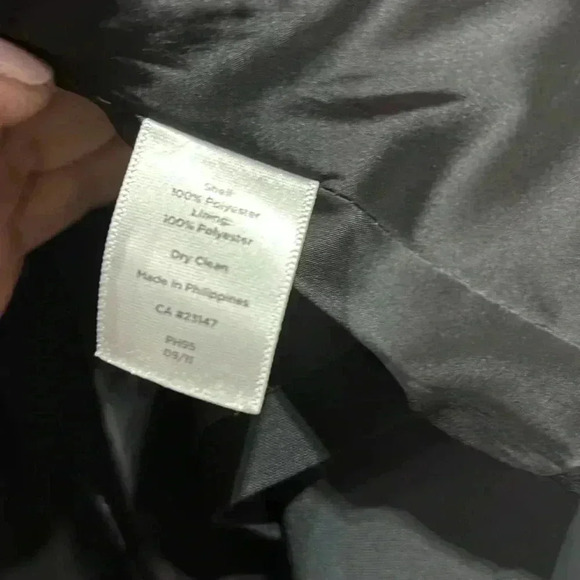 Talbots Petites Blazer,Double breasted, button,lined,shoulder pads,faux pockets - Picture 9 of 12